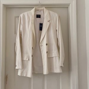 Abercrombie and Fitch linen blend blazer
